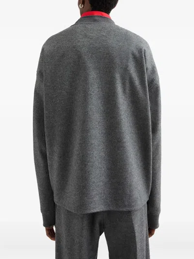Jil Sander Wool Jumper In Gray