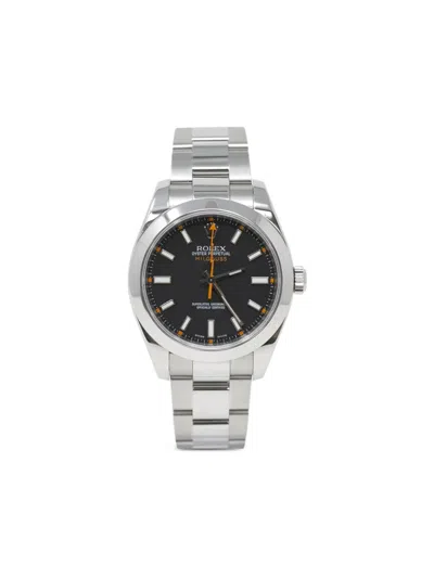 Pre-owned Rolex Milgauss 40mm In Black