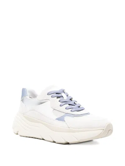 Geox Diamanta Panelled Sneakers In White