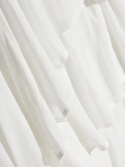 Allsaints Cavalry Ruffle-detail Tiered Dress In White