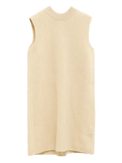 Jil Sander Ribbed Sleeveless Vest