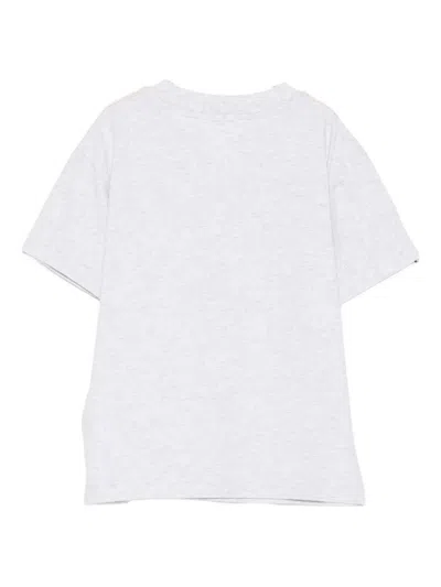 Palm Angels Stripe-detail T-shirt In White