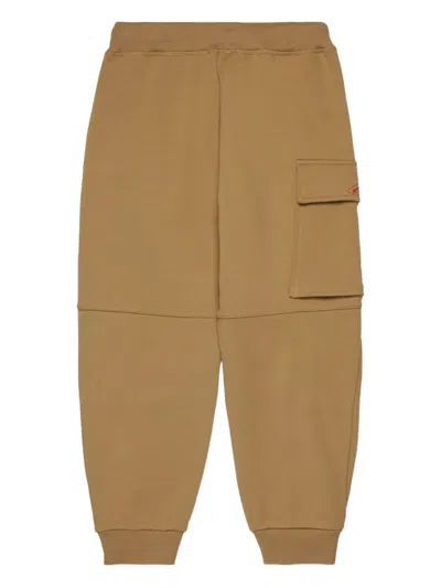 Dsquared2 Cotton Track Pants In Brown