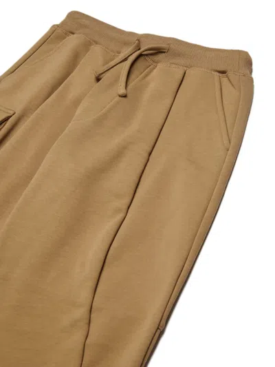 Dsquared2 Cotton Track Pants In Brown