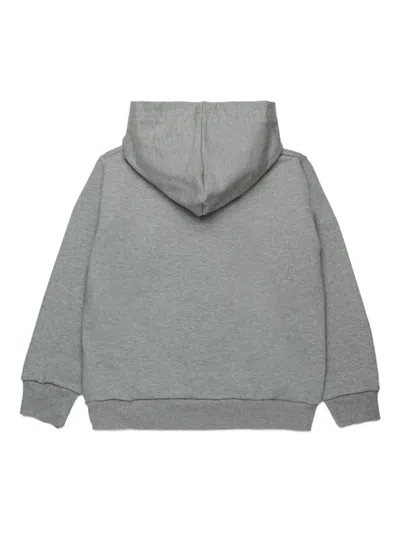 Marni Cotton Hoodie In Gray