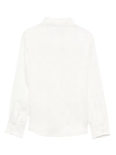 Balmain Geometric-pattern Shirt In White