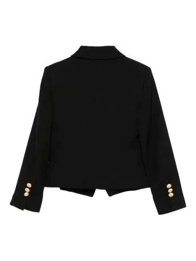 Balmain Button-detail Blazer In Black