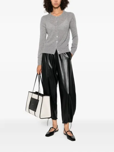 Aragona Button-front Cashmere Cardigan In Gray