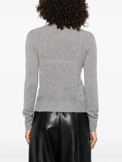 Aragona Button-front Cashmere Cardigan In Gray