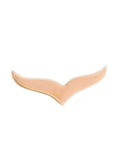 Ginette Ny 18k Rose Gold Bird Earrings In Gold