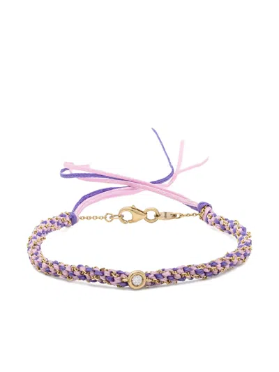 Lisa O 9k Yellow Gold Na Gioia Diamond Bracelet