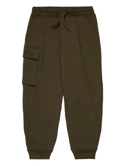 Dsquared2 Cotton Track Pants In Black