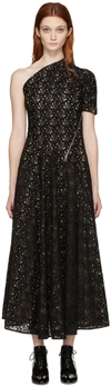 STELLA MCCARTNEY Black Lace Single-Shoulder Dress