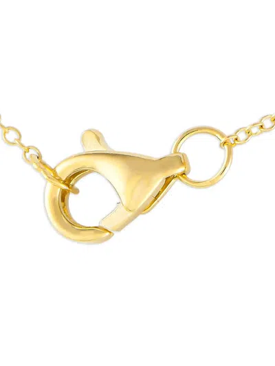 Pre-owned Lb Exclusive 14k Yellow Gold Diamond Necklace