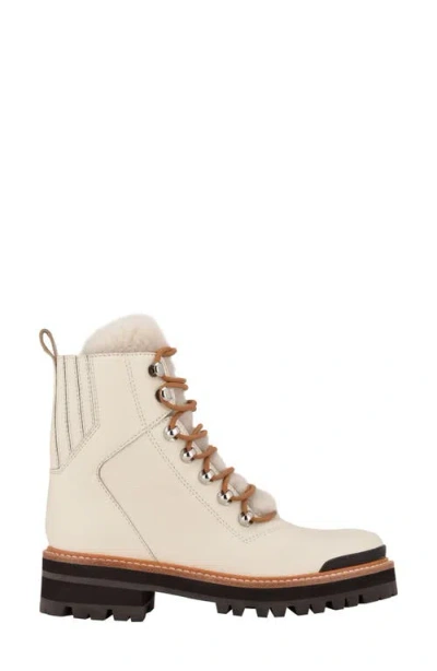 Marc Fisher Ltd Izzie Genuine Shearling Lace-up Boot