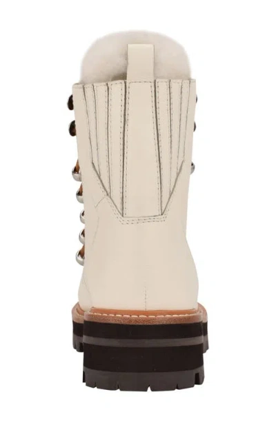 Marc Fisher Ltd Izzie Genuine Shearling Lace-up Boot