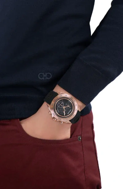 Ferragamo Urban Ion-plated Stainless Steel Chronograph Watch, 43mm