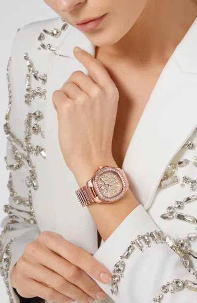 Philipp Plein Women's Spectre Lady Rose Gold Ion-plated Bracelet Watch 38mm