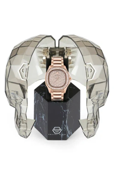 Philipp Plein Women's Spectre Lady Rose Gold Ion-plated Bracelet Watch 38mm