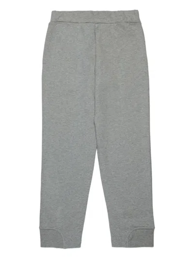 Marni Logo-print Trousers In Gray