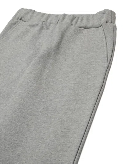 Marni Logo-print Trousers In Gray
