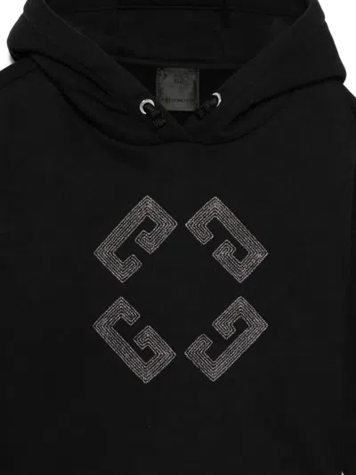 Givenchy Crystal-embellished Hoodie In Black