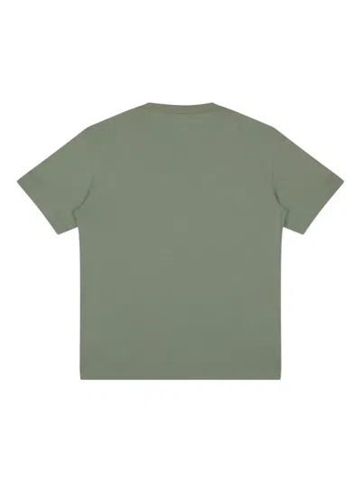 C.p. Company Logo-print Cotton T-shirt In Green