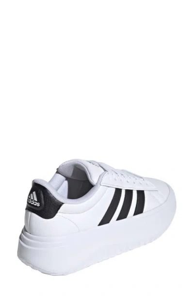 Adidas Originals Adidas Grand Court Platform Sneaker In White