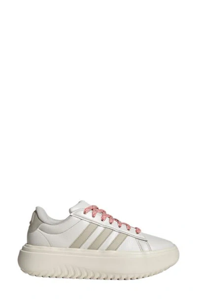 Adidas Originals Adidas Grand Court Platform Sneaker In White