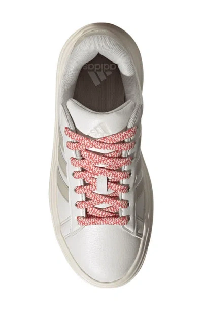 Adidas Originals Adidas Grand Court Platform Sneaker In White