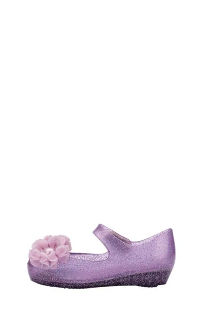 Melissa Kids' Mini Ultragirl Springtime Mary Jane Flat In Purple