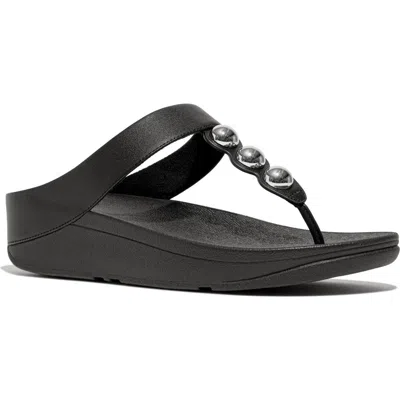 Fitflop Fino Platform Wedge Flip Flop