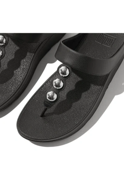 Fitflop Fino Platform Wedge Flip Flop