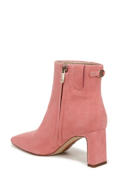 Sam Edelman Saige Ankle Bootie Mod Pink Leather