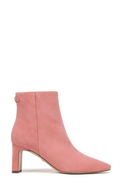 Sam Edelman Saige Ankle Bootie Mod Pink Leather