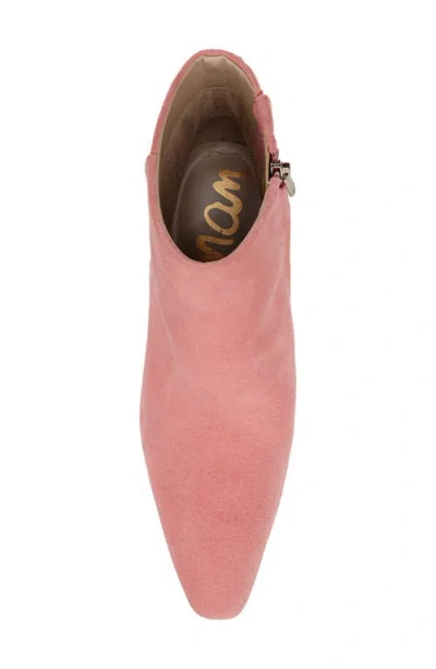 Sam Edelman Saige Ankle Bootie Mod Pink Leather