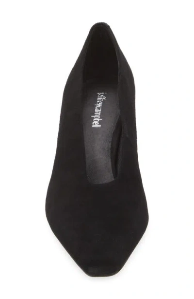 Jeffrey Campbell Hints-2 Suede Square Toe Pump