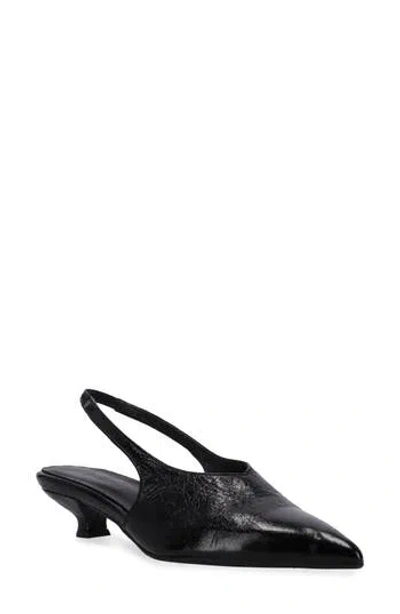 Alohas Eros Slingback Pointed Toe Kitten Heel Pump