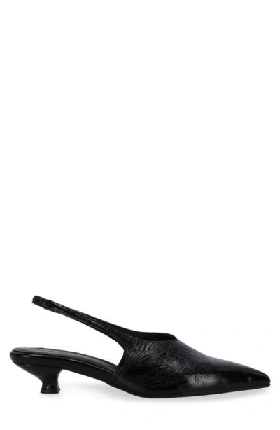 Alohas Eros Slingback Pointed Toe Kitten Heel Pump