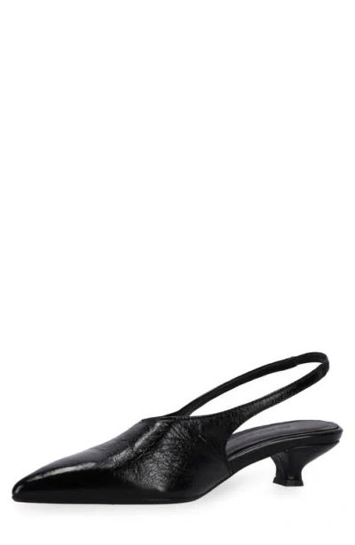 Alohas Eros Slingback Pointed Toe Kitten Heel Pump