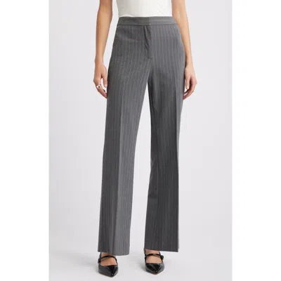 Open Edit Pinstripe Flare Pants