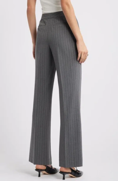 Open Edit Pinstripe Flare Pants