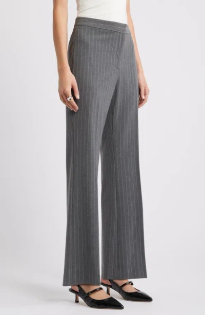 Open Edit Pinstripe Flare Pants