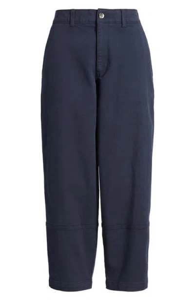 Caslon ® Crop Barrel Twill Pants