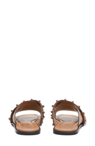3.1 Phillip Lim Crossover Slide Sandal With Leather Craft