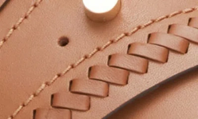 3.1 Phillip Lim Crossover Slide Sandal With Leather Craft