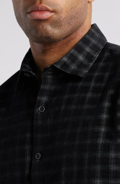Robert Barakett Southland Plaid Corduroy Button-up Shirt
