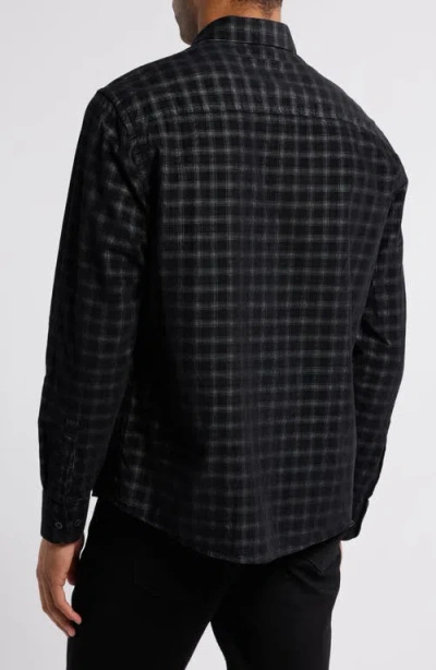 Robert Barakett Southland Plaid Corduroy Button-up Shirt