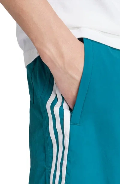 Adidas Originals Adidas Adicolor Recycled Polyester Sprinter Shorts In Blue