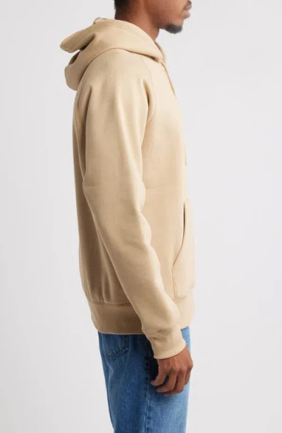 Carhartt Hooded Chase Sweat Camel In Neutral